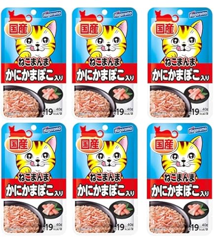 Amazon.co.jp: はごろも ねこまんま パウチ 削り節入り (国産) 40g×12